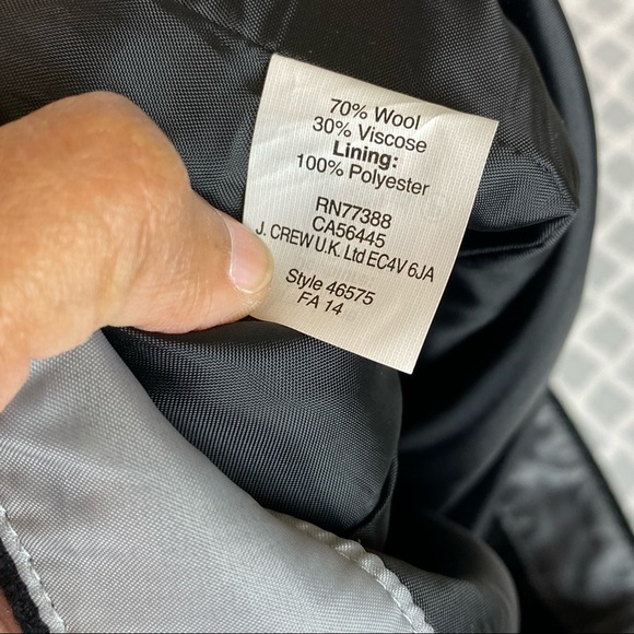 EUC J. Crew Factory Black Wool The Pencil Skirt - Picture 10 of 10